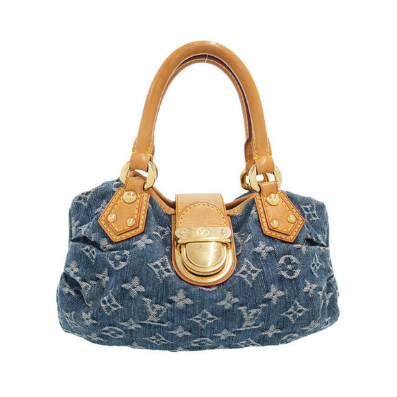 Louis Vuitton Handbag Monogram Pleaty Denim - Picture 1 of 8